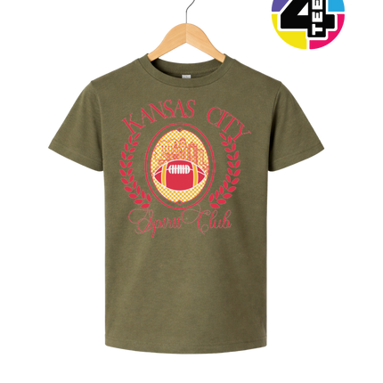Kansas City Spirit Club Gridiron Crest Youth Tee