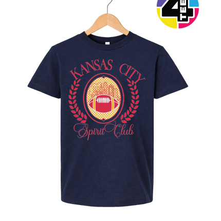 Kansas City Spirit Club Gridiron Crest Youth Tee