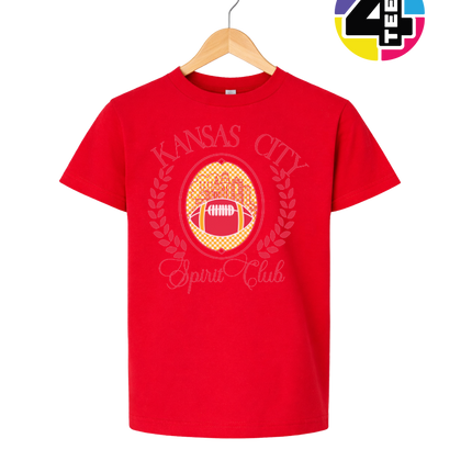 Kansas City Spirit Club Gridiron Crest Youth Tee