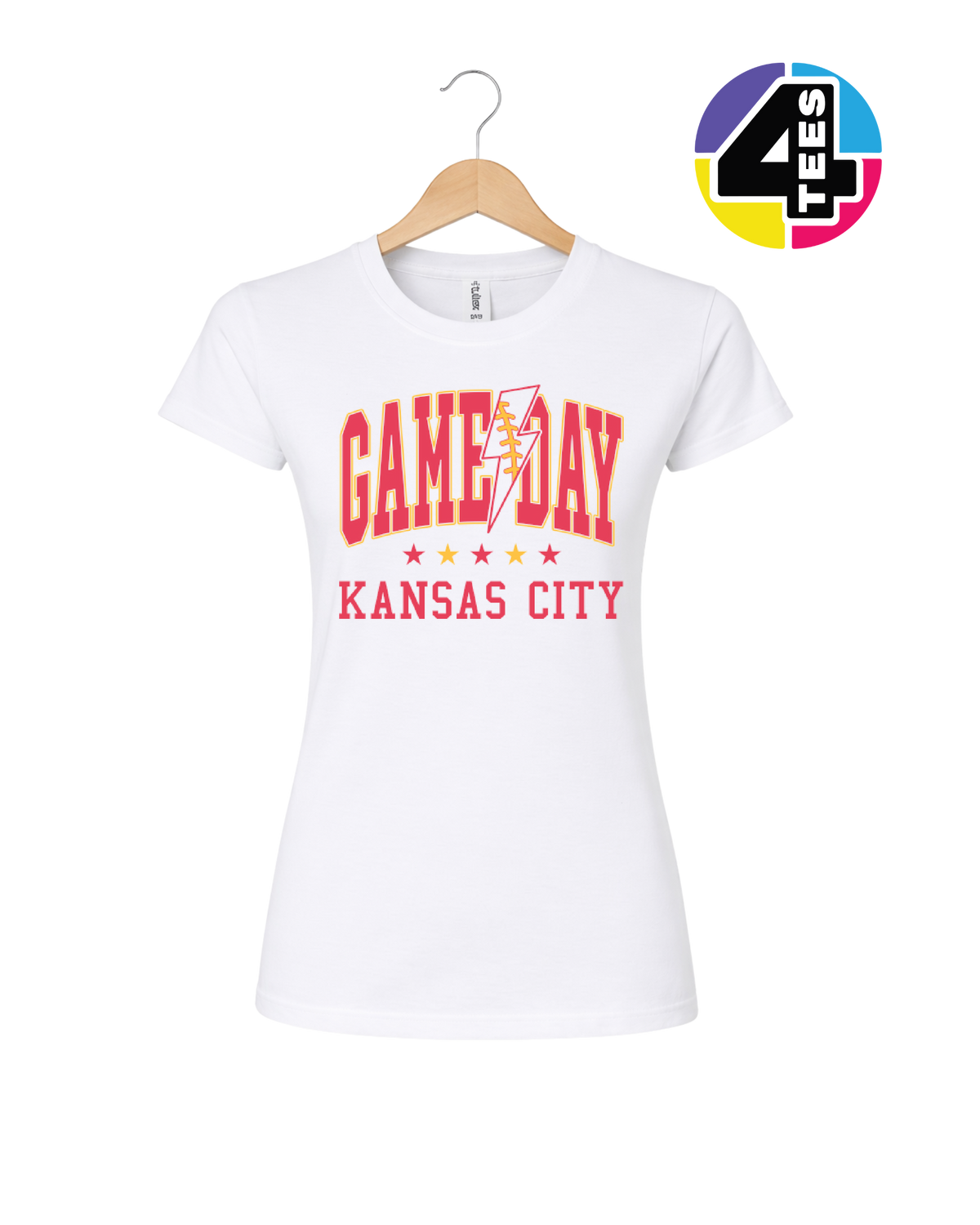 Kansas City Game Day Bolt Women's Tee