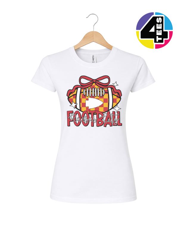 Kansas City Bow-Tied Football Women's Tee