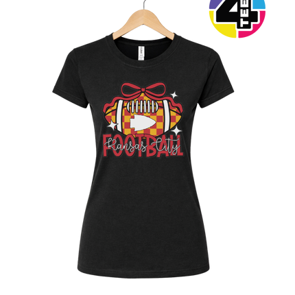 Kansas City Bow-Tied Football Women's Tee