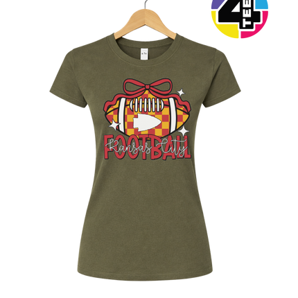Kansas City Bow-Tied Football Women's Tee