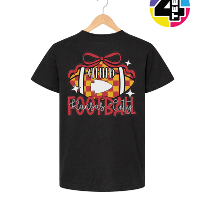 Kansas City Bow-Tied Football Youth Tee