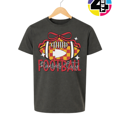 Kansas City Bow-Tied Football Youth Tee