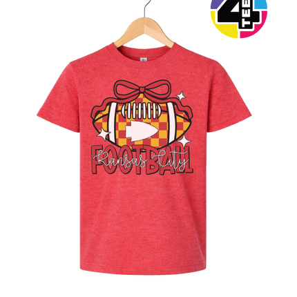 Kansas City Bow-Tied Football Youth Tee