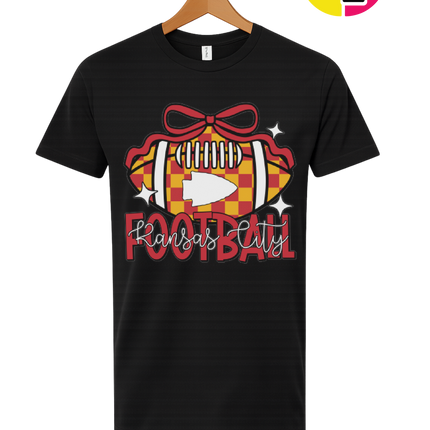Kansas City Bow-Tied Football Tee