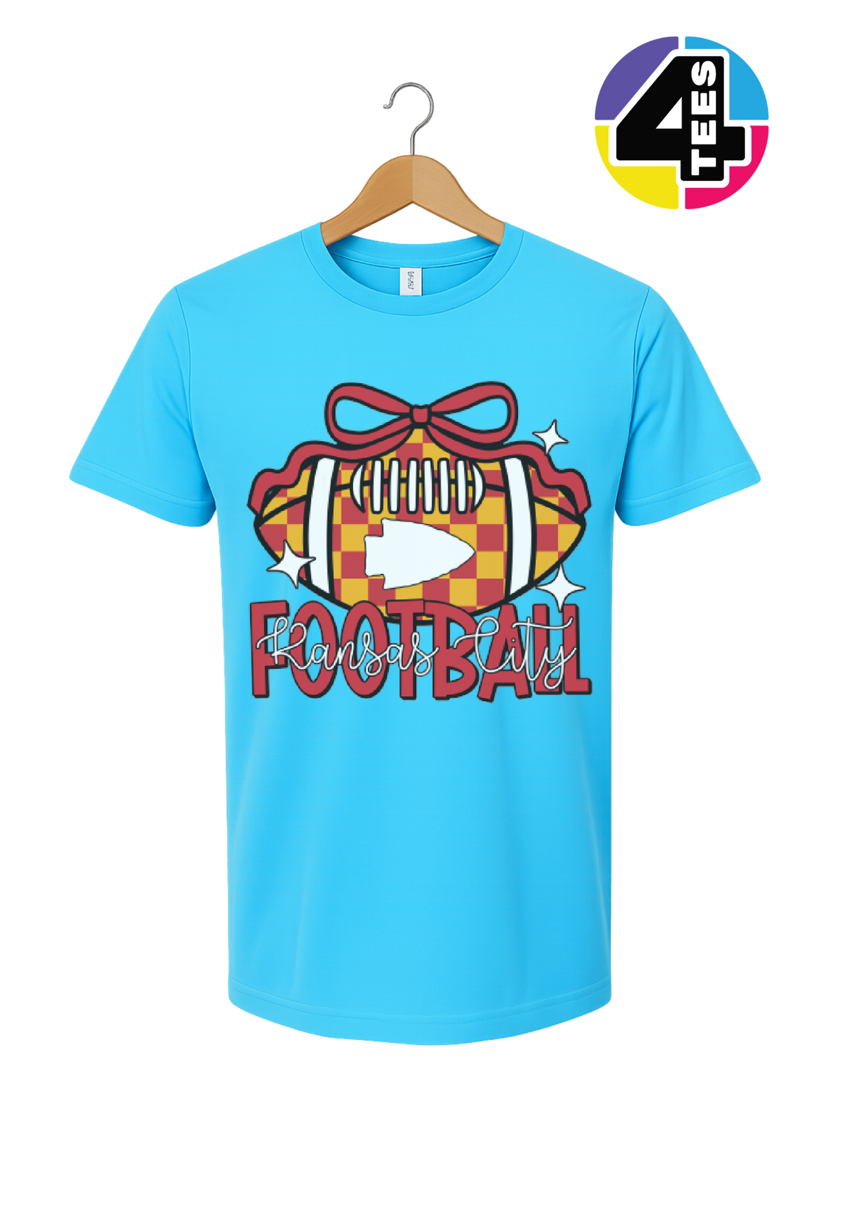 Kansas City Bow-Tied Football Tee