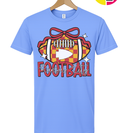 Kansas City Bow-Tied Football Tee