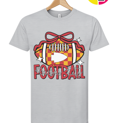 Kansas City Bow-Tied Football Tee