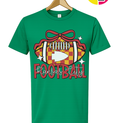 Kansas City Bow-Tied Football Tee