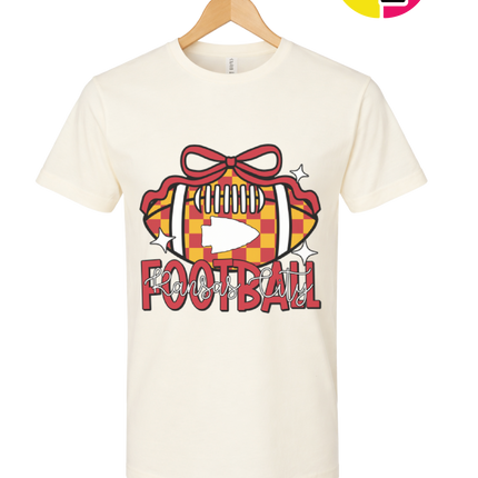 Kansas City Bow-Tied Football Tee