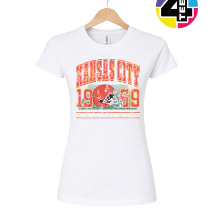Kansas City 1969 Gridiron Legacy Women's Tee