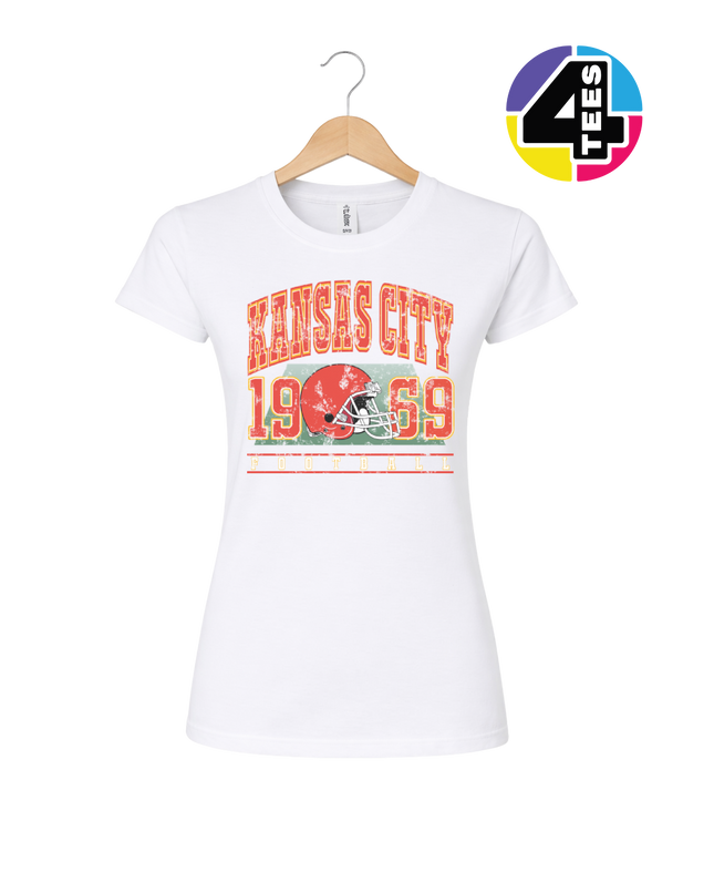 Kansas City 1969 Gridiron Legacy Women's Tee