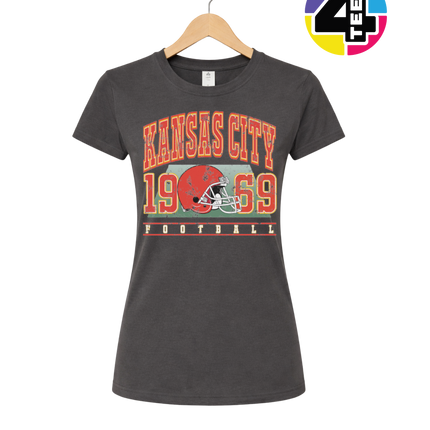 Kansas City 1969 Gridiron Legacy Women's Tee