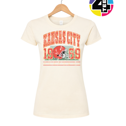 Kansas City 1969 Gridiron Legacy Women's Tee