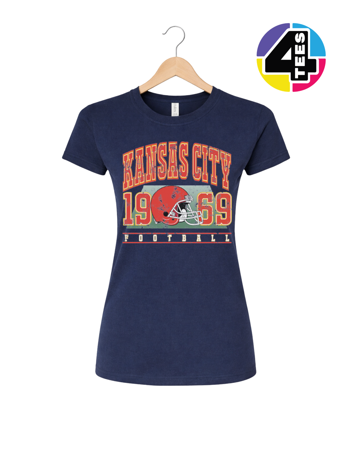 Kansas City 1969 Gridiron Legacy Women's Tee