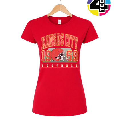 Kansas City 1969 Gridiron Legacy Women's Tee