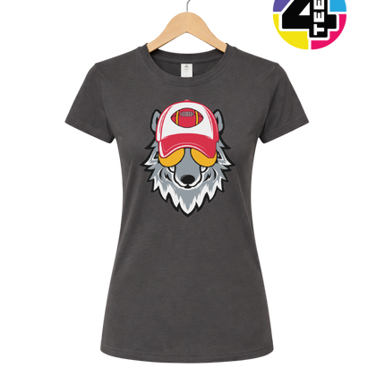 Gridiron Wolf Swagger Women's Tee