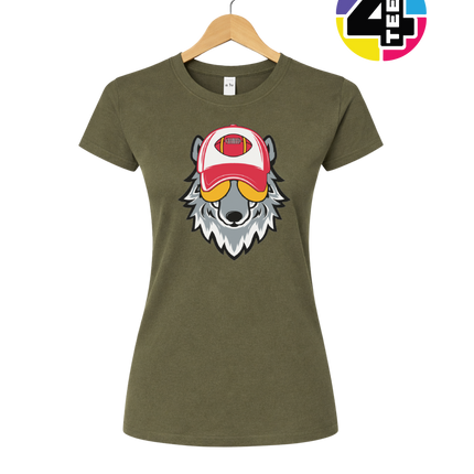 Gridiron Wolf Swagger Women's Tee