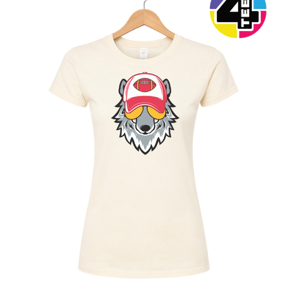 Gridiron Wolf Swagger Women's Tee