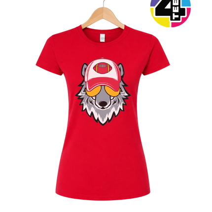 Gridiron Wolf Swagger Women's Tee