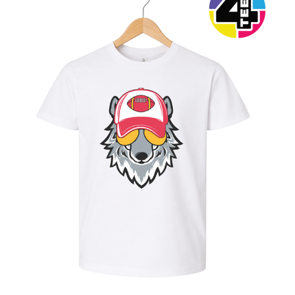 Gridiron Wolf Swagger Youth Tee
