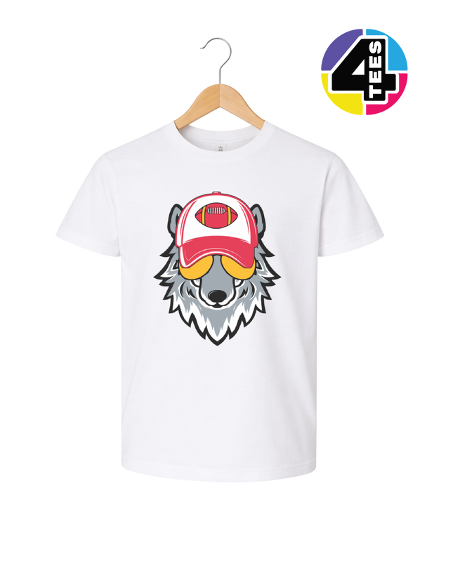 Gridiron Wolf Swagger Youth Tee