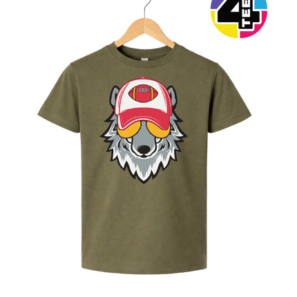 Gridiron Wolf Swagger Youth Tee