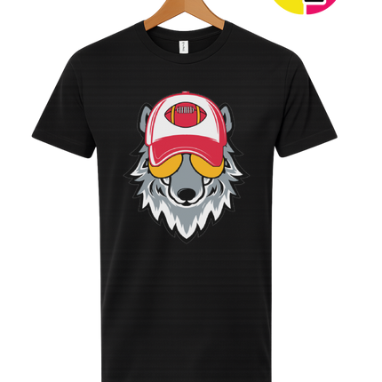 Gridiron Wolf Swagger Tee