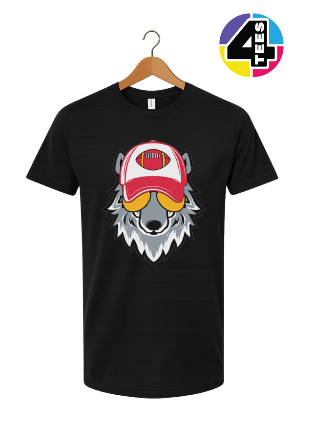 Gridiron Wolf Swagger Tee