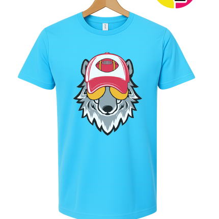 Gridiron Wolf Swagger Tee