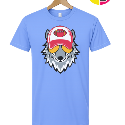 Gridiron Wolf Swagger Tee