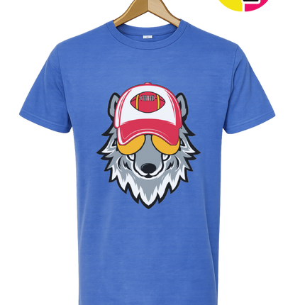 Gridiron Wolf Swagger Tee