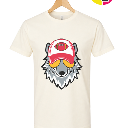 Gridiron Wolf Swagger Tee
