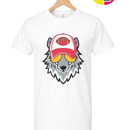 Gridiron Wolf Swagger Tee