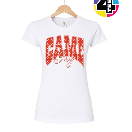 Polka Dot Game Day Women's Tee