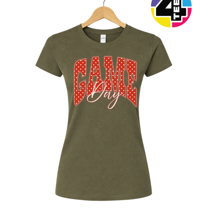 Polka Dot Game Day Women's Tee