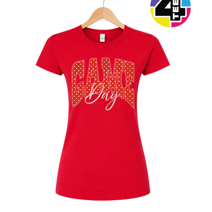 Polka Dot Game Day Women's Tee