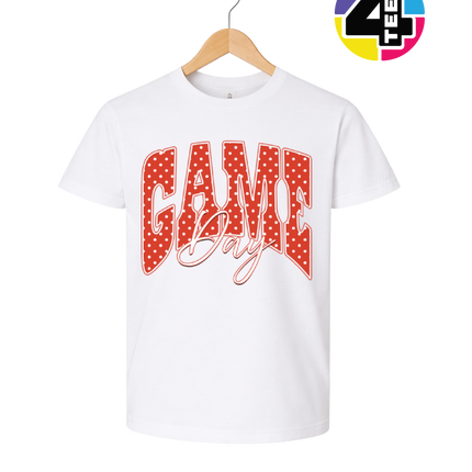 Polka Dot Game Day Youth Tee