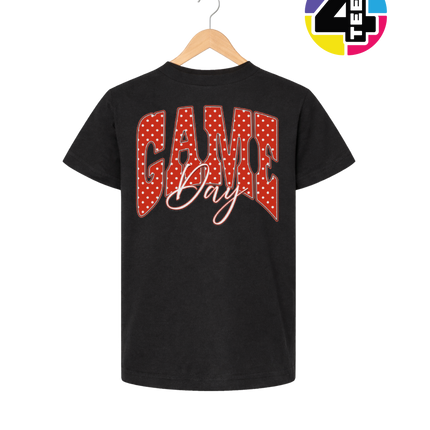 Polka Dot Game Day Youth Tee