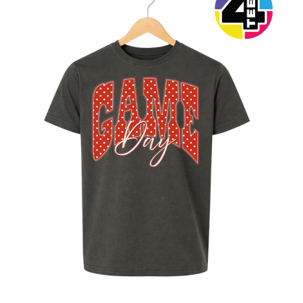 Polka Dot Game Day Youth Tee