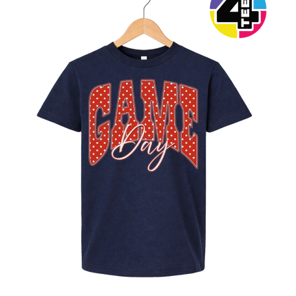 Polka Dot Game Day Youth Tee
