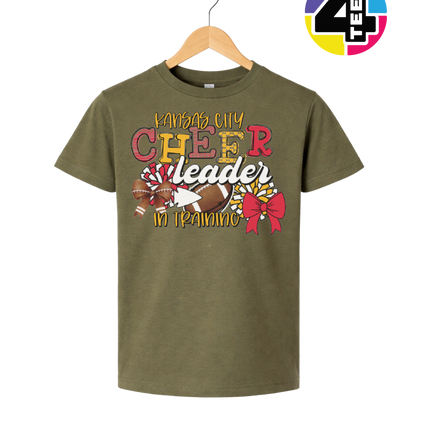Kansas City Cheerleader in Training Youth Tee