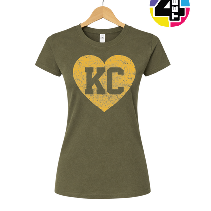 KC Golden Heart Women's Tee