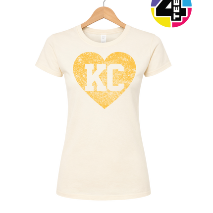 KC Golden Heart Women's Tee