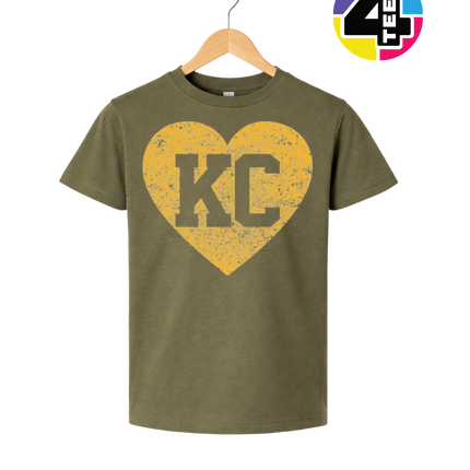 KC Golden Heart Youth Tee