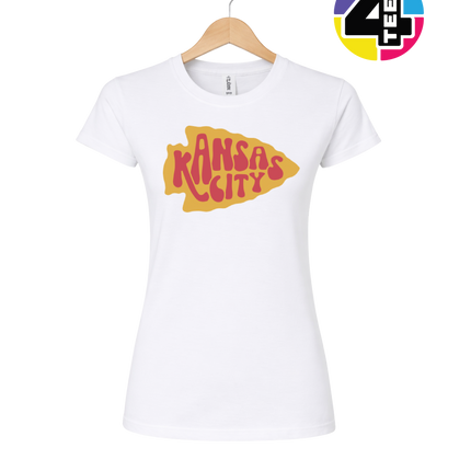 Kansas City Groovy Arrowhead Women's Tee