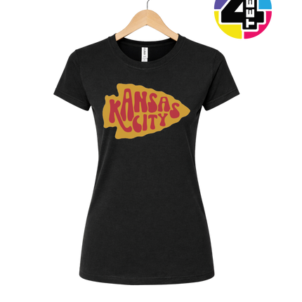 Kansas City Groovy Arrowhead Women's Tee