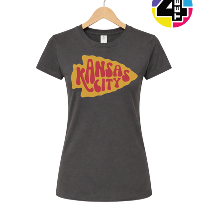 Kansas City Groovy Arrowhead Women's Tee